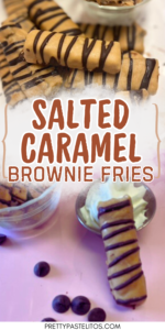 salted caramel brownie fries pin