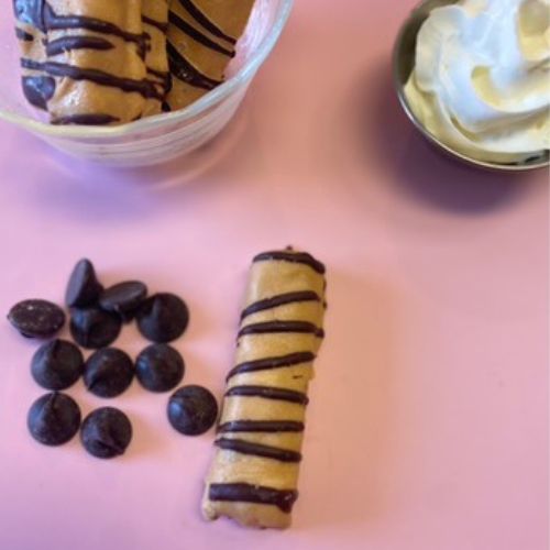 salted caramel brownie fries