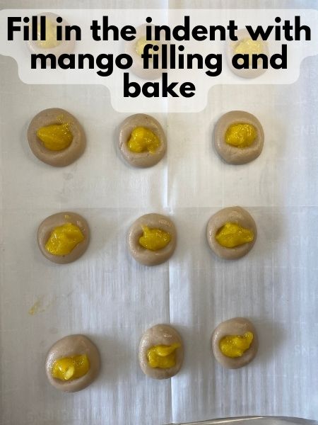 add mango filling