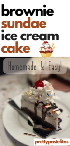 brownie sundae ice cream cake pin