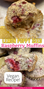 lemon poppyseed raspberry muffins pin