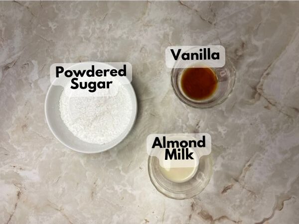 vanilla glaze ingredients