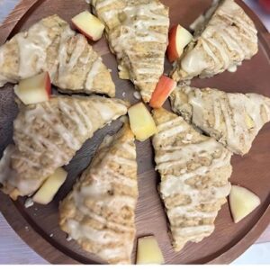 vegan apple cinnamon scones