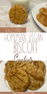 vegan cookie butter cookies Pin