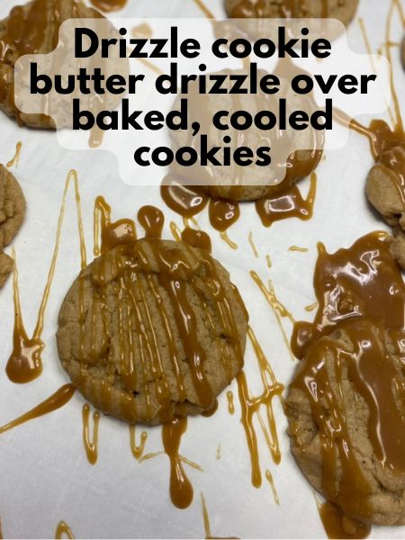 drizzle cookie butter cookies