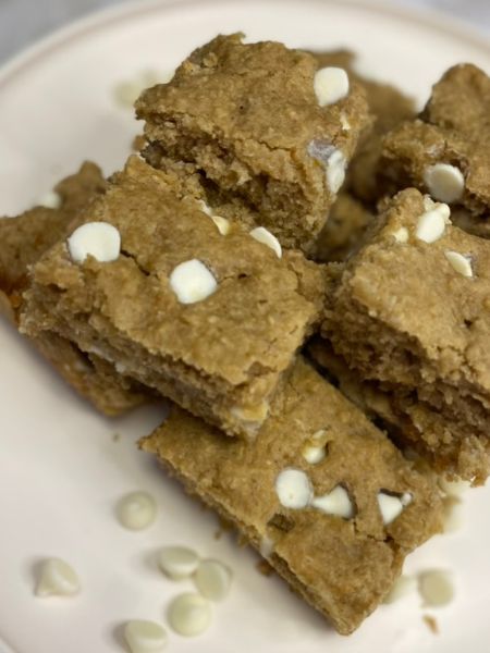 white bean blondies