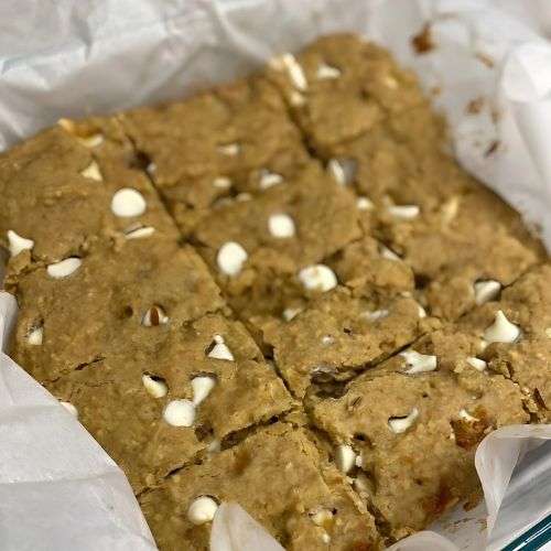 white bean blondies