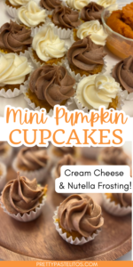 mini pumpkin cupcakes pin