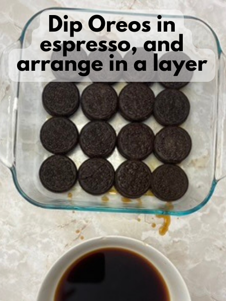 soak Oreos in espresso