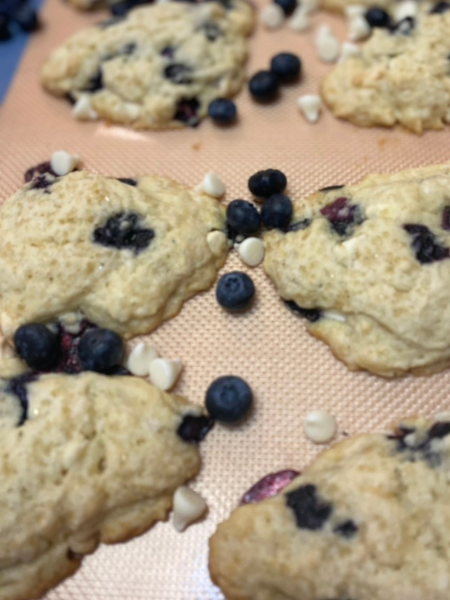 blueberry white chocolate scones