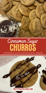 churro cookies chocolate pin