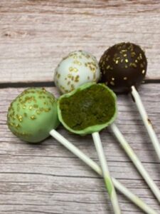 easy matcha cake pops