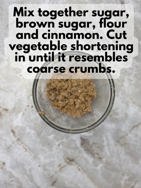 mix streusel ingredients