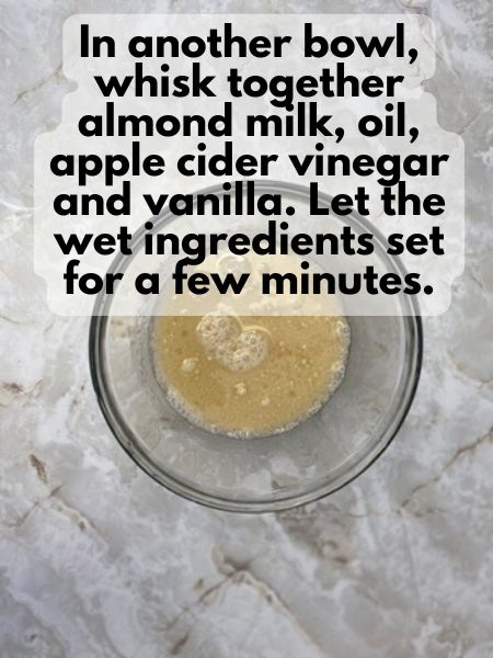 mix together wet ingredients