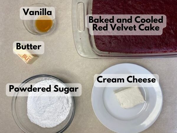 red velvet cake pops ingredients