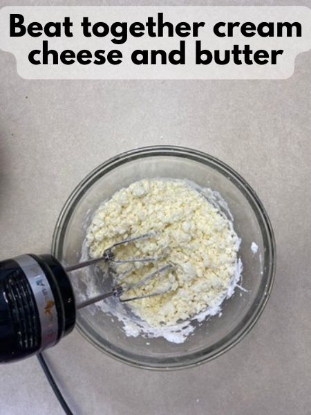 beat together butter and sugar