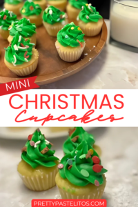 mini Christmas cupcakes pin