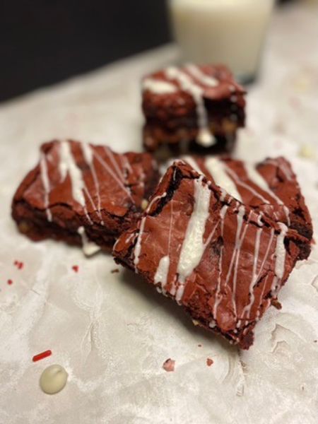 red velvet brownies