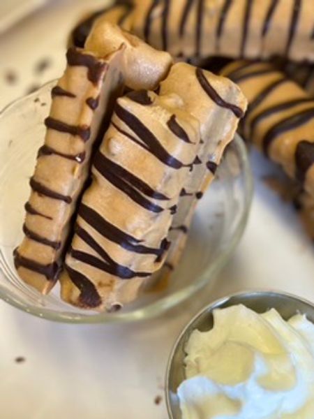 salted caramel brownie fries