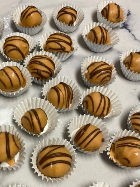 salted caramel cookie butter truffles