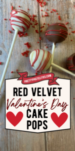 Valentine's day red velvet cake pops