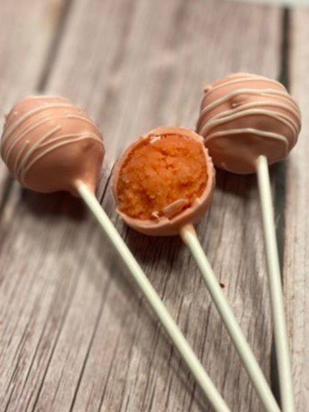 strawberry cream cheese cake pops