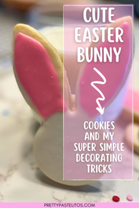 Easter bunny cookie pins