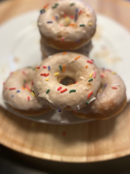 baked donuts made with a donut pan