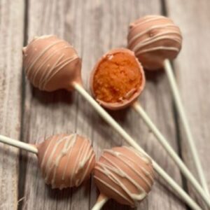 strawberry cheesecake cake pops