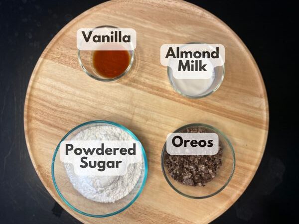 Oreo glaze ingredients