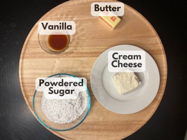 Cream cheese frosting ingredients