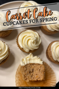 carrot cake cupcakes pin