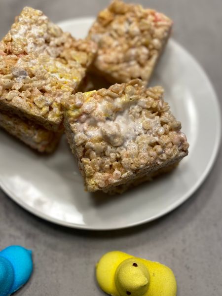 Peeps rice krispie treats