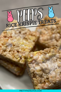 Peeps Rice Krispie treats Pin