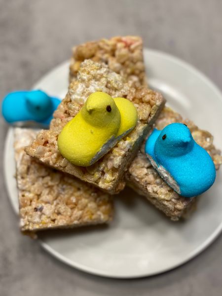 Peeps rice krispie treats