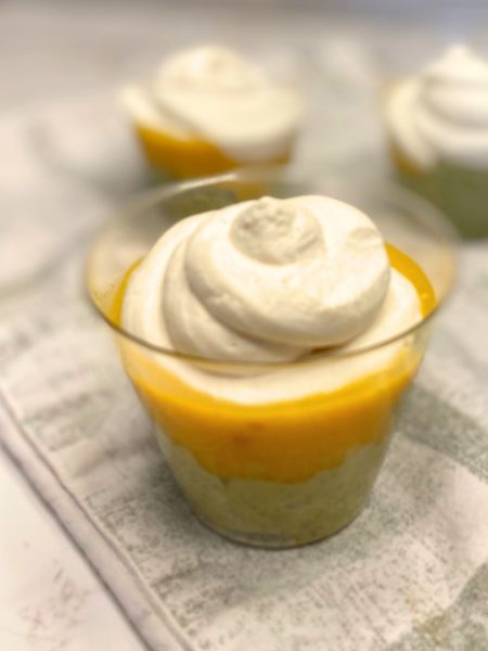 mango matcha chia pudding