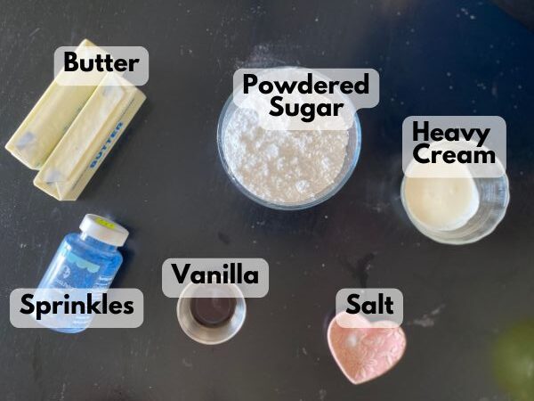 vanilla filling ingreidents