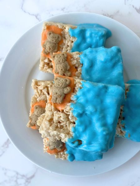 pool party rice krispie treats