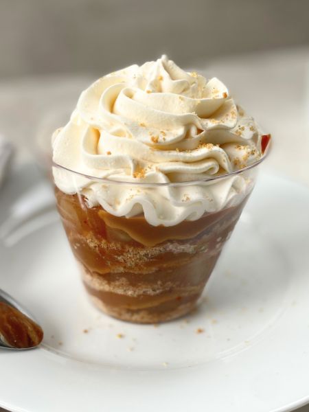 dulce de leche apple pie parfait