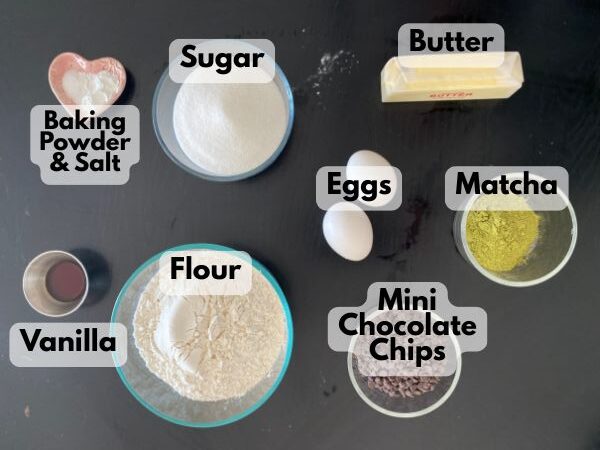 matcha biscotti ingredients