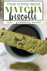 matcha biscotti pin