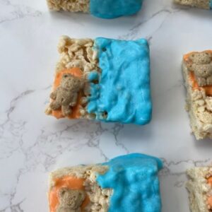 pool party rice krispie treats
