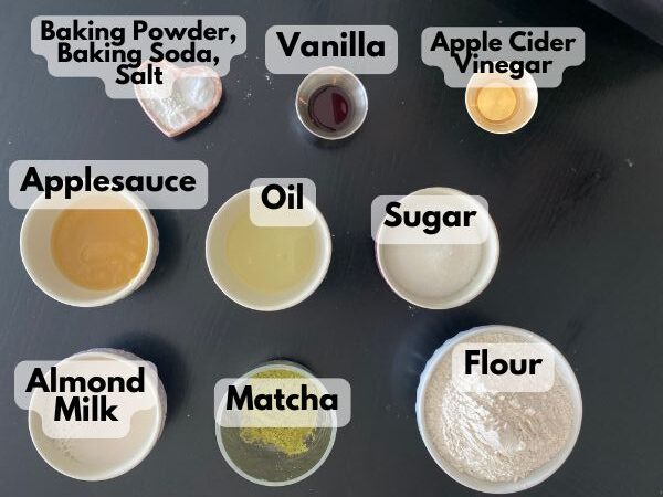 vegan matcha donut ingredients