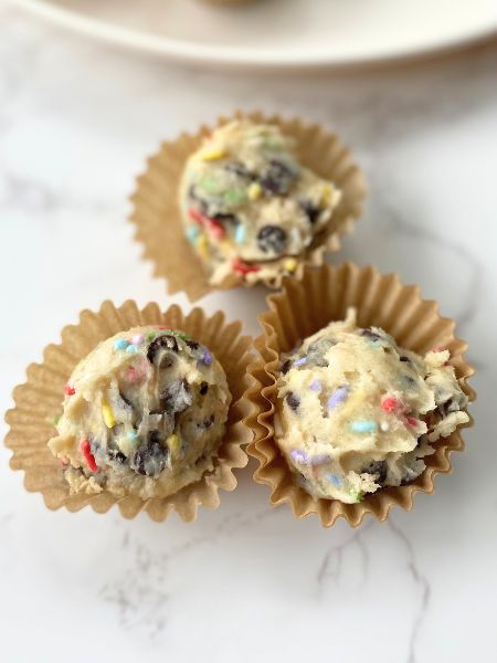 chocolate chip cookie dough balls