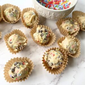 chocolate chip cookie dough balls