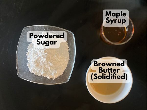 browned butter maple frosting ingredients