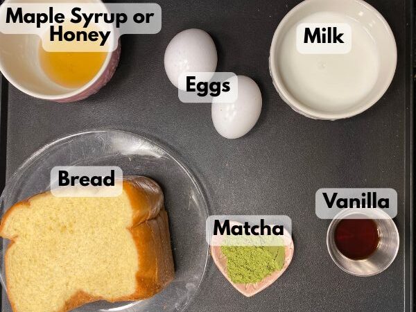 matcha french toast ingredients