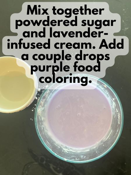 lavender glaze died purple