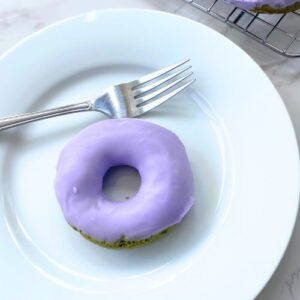 matcha lavender donuts
