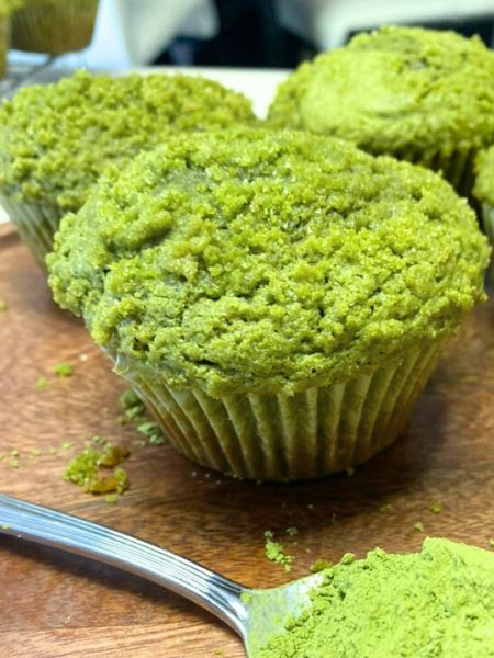matcha muffins